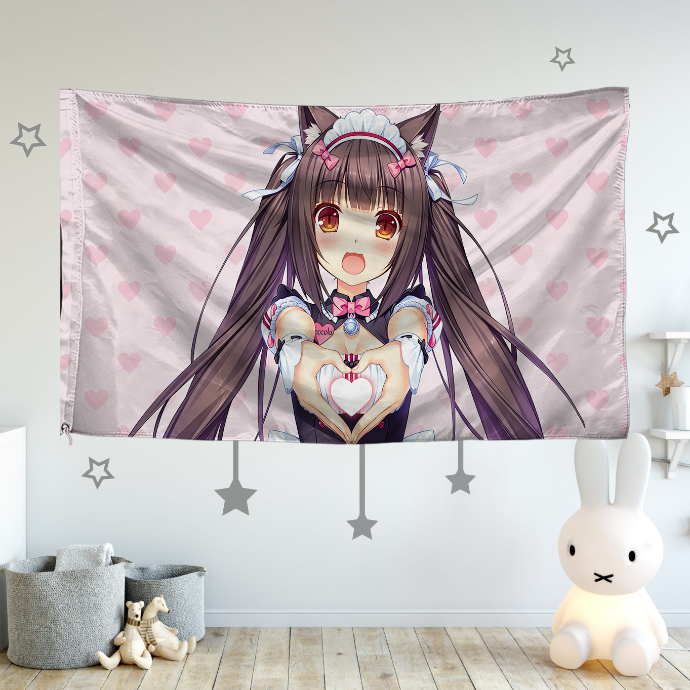 Esports Gaming Banner - FLAGoal 3X5FT Adorable Anime Girl Maid