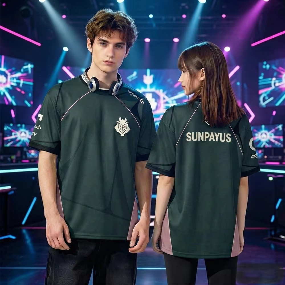 Esports Gaming Logo Design - G2 Esports SUNPAYUS Player Jersey, Dark