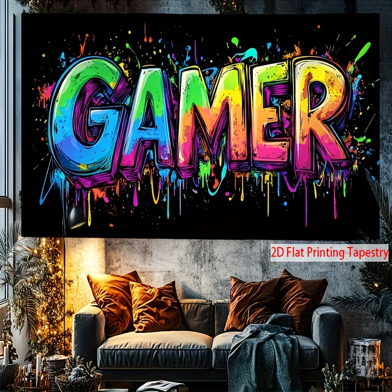 VIKAMA Gaming Tapestry Video G - đánh giá và giá Esports Gaming Banner