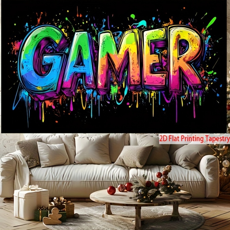 VIKAMA Gaming Tapestry Video G - đánh giá và giá Esports Gaming Banner